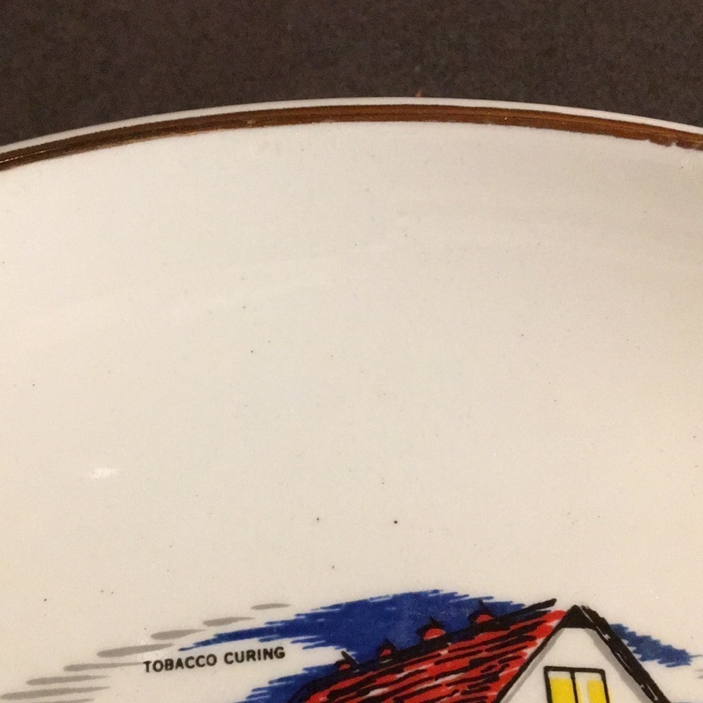 Kentucky Kitsch Tourist Souvenir Ceramic Collectible Plate Vintage 1960s - Picture 4 of 17